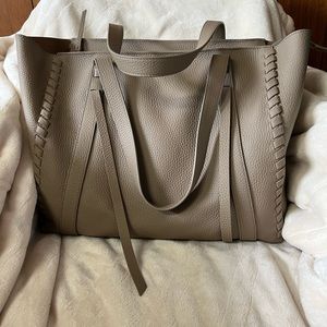 All Saints leather tote